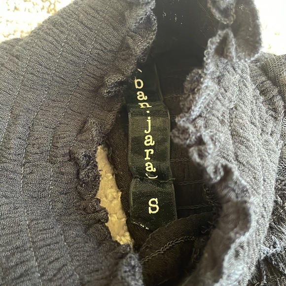 Banjara embroidered top with sheer sleeves Sz S - Picture 6 of 9